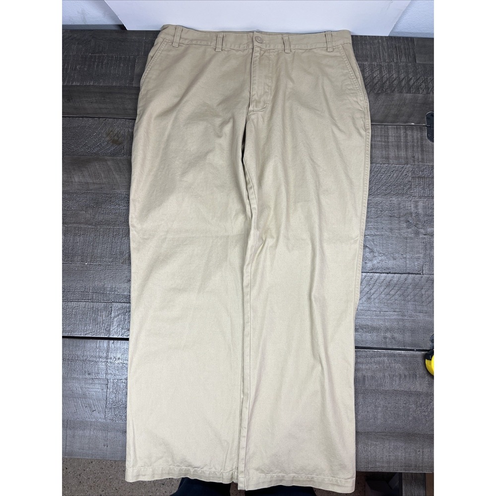 Patagonia‎ Organic Cotton Chino Tan Khaki Twill Pants Mens Size 36 (36x30)